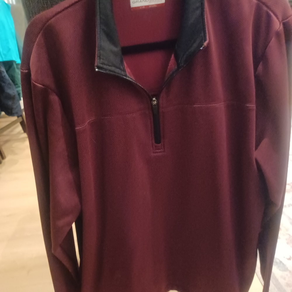 Grand Slam Burgundy Performance Pullover